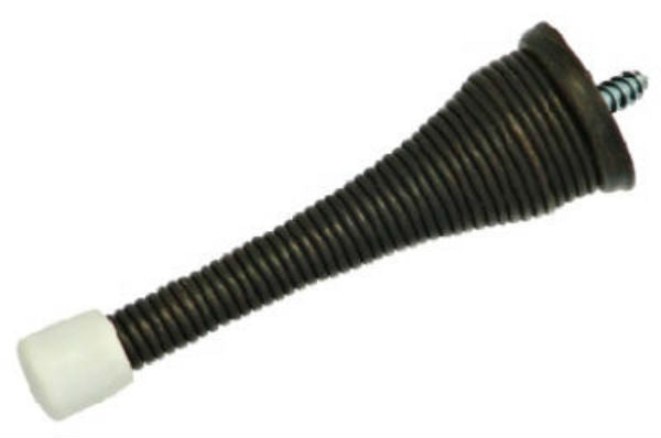 National Hardware® N331-132 Spring Door Stop, 3", Oil Rubbed Bronze