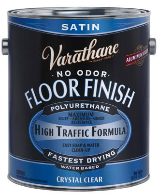 Varathane® 230231 Crystal Clear Floor Finish, 1 Gallon, Satin