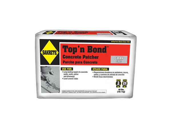 Sakrete® 60201130 Bag Top'N Bond Concrete Patcher, 40 Lb