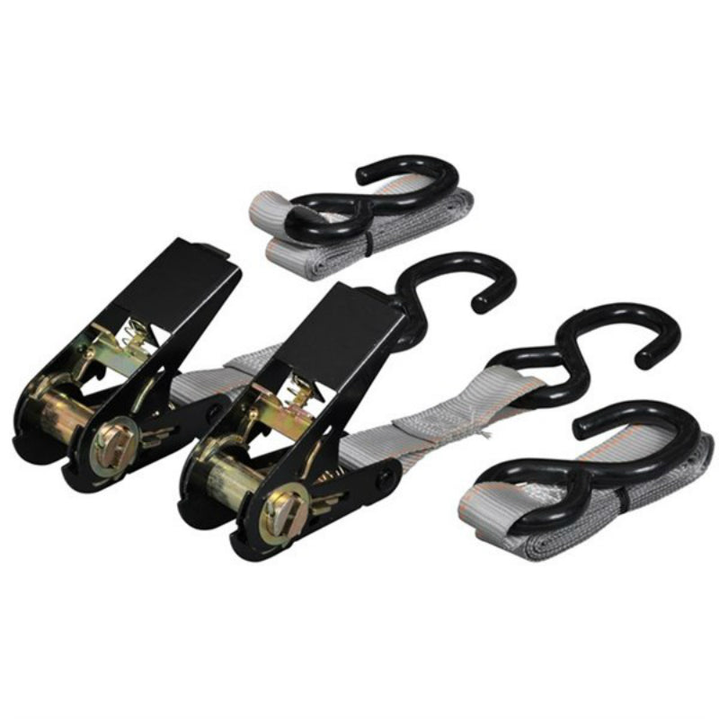 Keeper® 05720 Motorcycle Ratchet Tie-Down, 6' x 1", 2-Pack