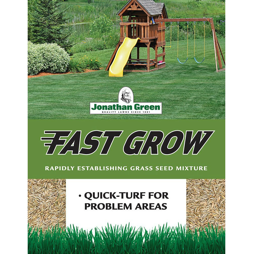 Jonathan Green 10840 Fast Grow Grass Seed Mixture, Up To 3500 Sqft, 7 Lbs