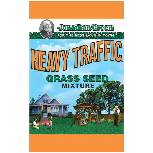 Jonathan Green 10970 Heavy Traffic Grass Seed Mixture, 3 Lb, 1200 Sq. Ft.