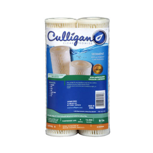 Culligan S1A-D Whole House Sediment Water Filter Replacement Cartridge, 2-Pack