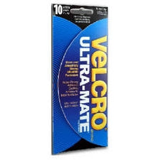 BLACK VELCRO SQUARE 10PK
