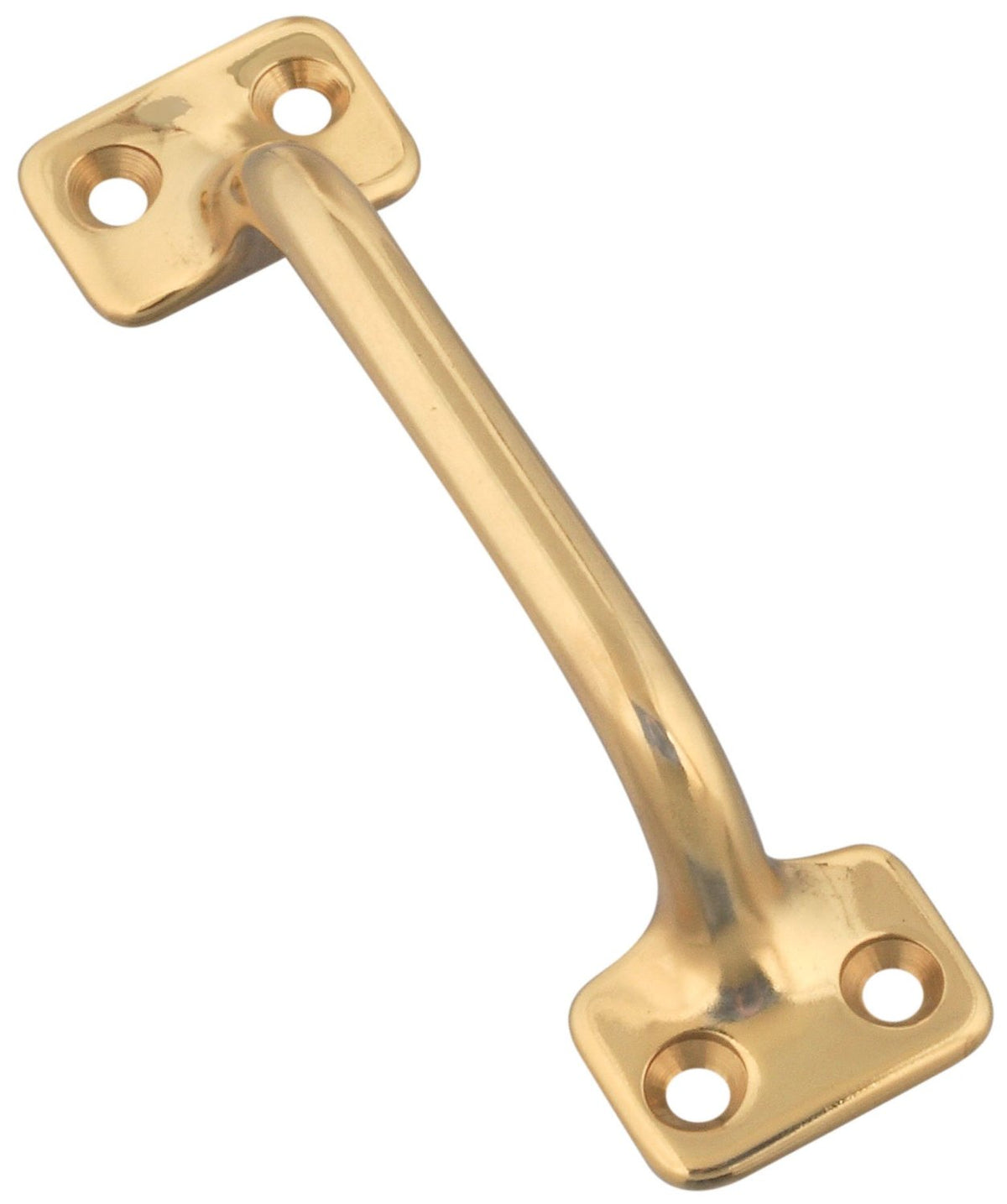 National Hardware® N216-085 Sash Lift with Screws, 4", Polished Solid Brass