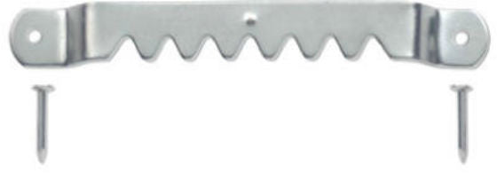 OOK 50203 Zinc Plated Saw Tooth Picture Hanger with Nails, Large, 3-Piece