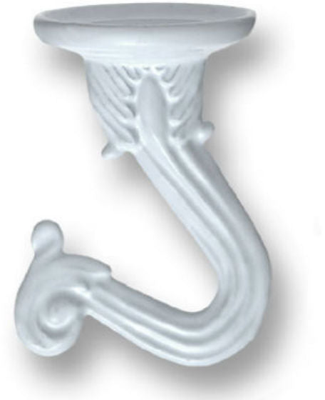 OOK 50340 Enamel Swag Hooks, Large, White, 2-Piece