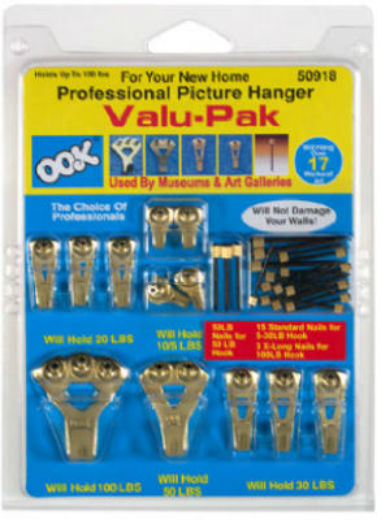 OOK 50918 Professional Picture Hanging Value Pack Kit