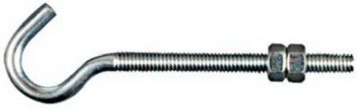 National Hardware® N221-713 Hook Bolt, 5/16" x 5", Stainless Steel