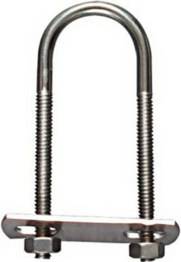 National Hardware® N222-430 Stainless Steel U-Bolt, #136, 1/4" x 1-1/8" x 3.5"