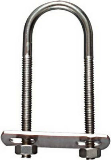 National Hardware® N222-430 Stainless Steel U-Bolt, #136, 1/4" x 1-1/8" x 3.5"