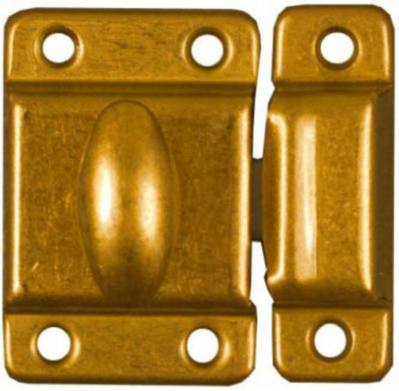National Hardware® N149-625 Cupboard Turn, 1-1/4" x 1-3/4", Dull Brass