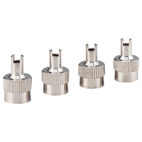 Monkey Grip 22-5-08836-M Brass Slotted Tire Valve Cap, Chrome, 4-Count
