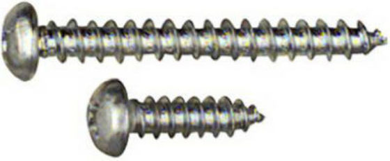 National Hardware® N206-102 Bracket Screw #7 x 1.25" & 1/2", Zinc Plated, 12-Pack
