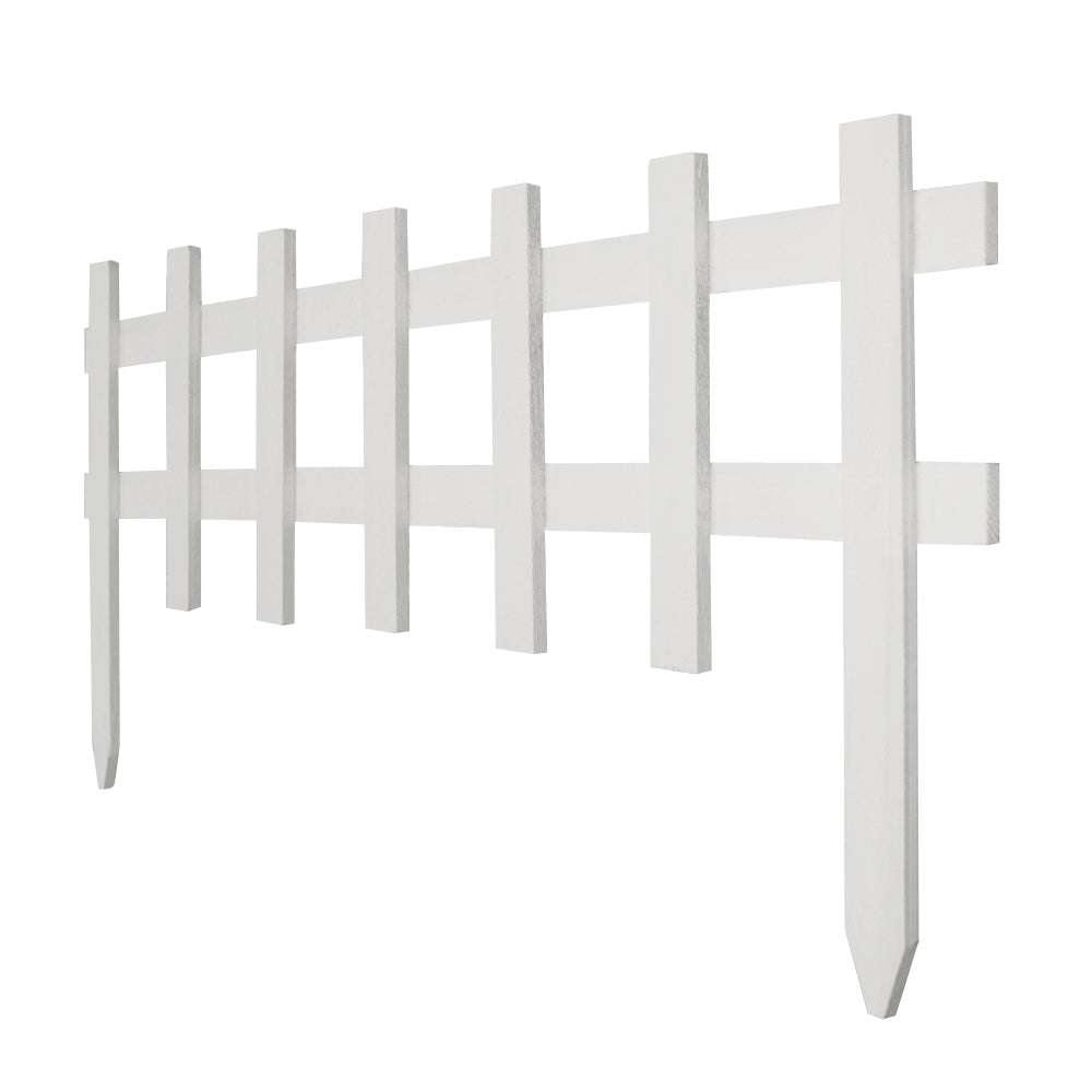 Greenes Fence RC-75W Deluxe Cape Cod Picket Fence, White, 18" x 3'