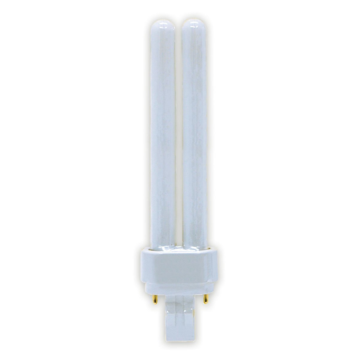 GE Lighting 97600 Ecolux® Double Biax® 4-Pin T4 Plug-In CFL Bulb, 3500K, 18W