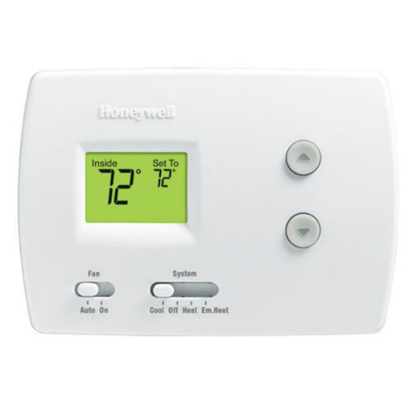Honeywell RTH3100C1002/E1 Mercury-Free Digital Heat/Cool Pump Thermostat