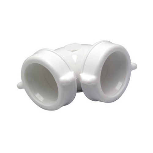 Master Plumber 622-522 Plastic 90-Degree Lavatory/Kitchen Drain Elbow, White