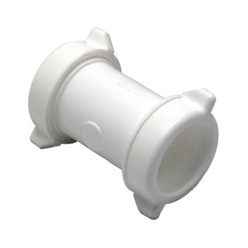 Master Plumber 622-530 Plastic Lavatory/Kitchen Drain Coupling, White