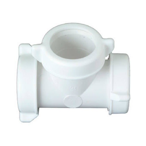 Master Plumber 622-548 Plastic Lavatory/Kitchen Drain Tee, White