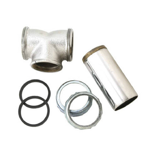 Master Plumber 622-670 Drain Center Outlet Tee & Tailpiece, 1-1/2", Chrome