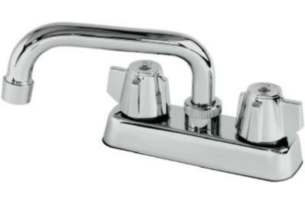 BayPointe™ 623662 Two Metal Handle Laundry Tray Faucet, Chrome