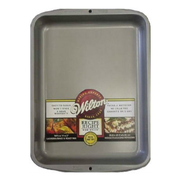 Wilton® 2105-963 Recipe Right® Non-Stick Lasagna/Bake & Roast Pan, 14.5" x 11"