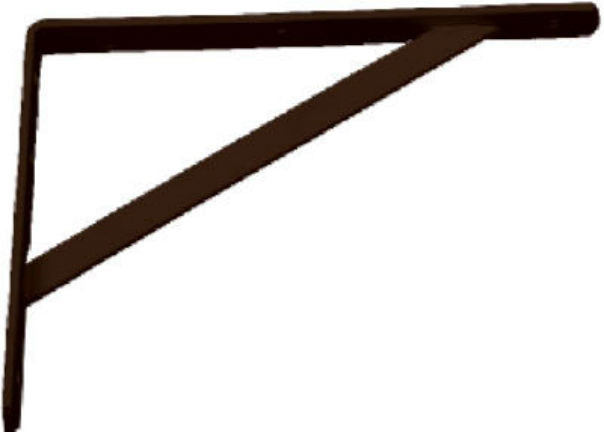 Knape & Vogt® 208-BLK-300 Ultimate L-Bracket, 300MM, 208-Series