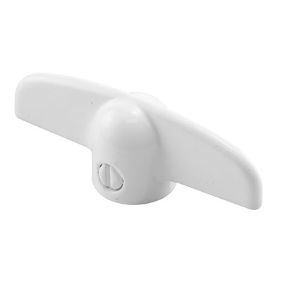 Slide-Co 17243-2-W Casement Window Operator "T"-Handle, White Finish