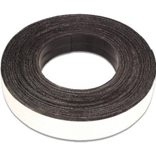 Master Magnetics 07019 Flexible Magnetic Tape w/Adhesive, 1" x 10', Large Roll