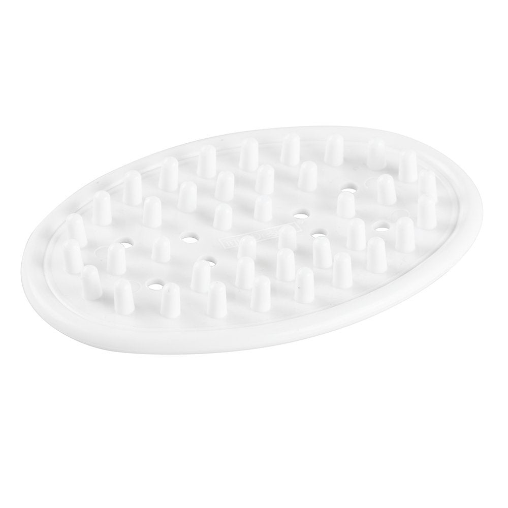 InterDesign® 30101 Soap Saver Dish, White, Large