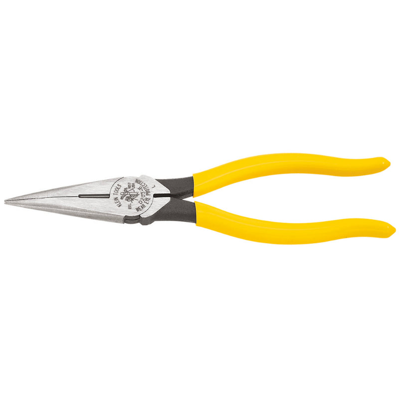 Klein Tools D203-8 Heavy- Duty Standard Long Needle Nose Pliers, 8"