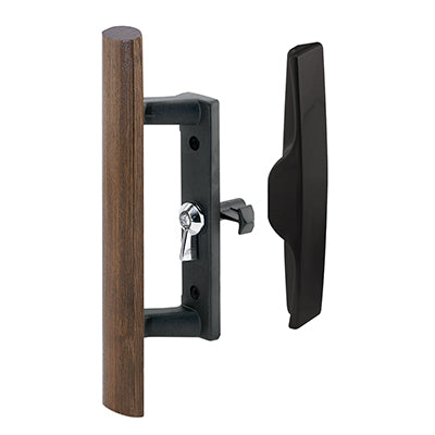 Slide-Co 141866 Reversible Sliding Glass Door Handle, Black Finish