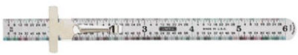 General Tools 305ME Flexible Stainless Steel Rule, 6"