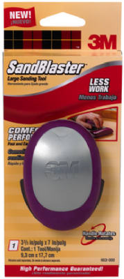 3M 463-000 SandBlaster Flexible Abrasives Large Sanding Tooll, 3.7" x 7.3"