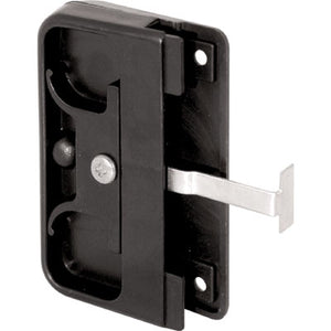 Slide-Co 121740 Sliding Screen Door Latch & Pull, 2-5/8", Black