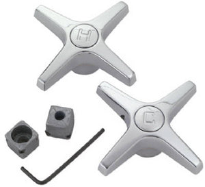 BrassCraft SH3463 Pair Cross Faucet Handle Chrome