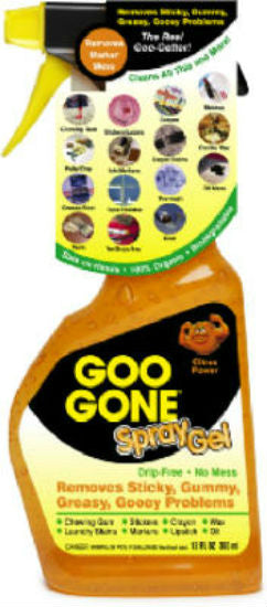 Goo Gone® 2096 Spray Gel, Trigger Spray Bottle, 12 Oz