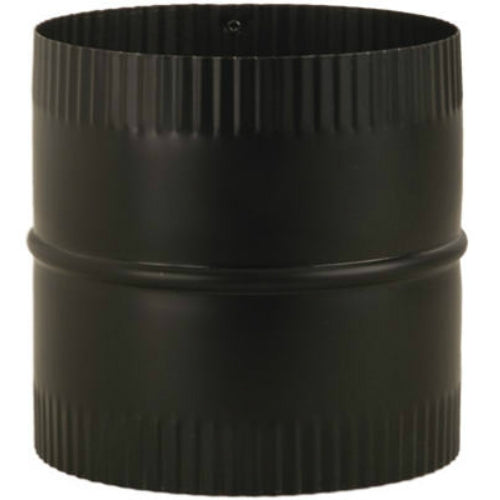 Imperial BM0049 Stove Pipe, Steel, Black, 8 inch x 4 inch