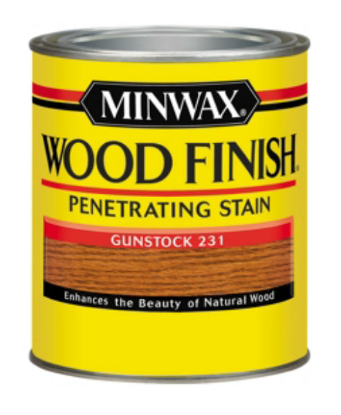 Minwax® 70045 Wood Finish™ Penetrating Wood Stain, Gunstock (231), 1 Qt