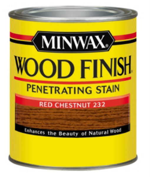 Minwax® 70046 Wood Finish™ Penetrating Wood Stain, Red Chestnut (232), 1 Qt