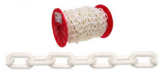 Campbell® 0990847 Plastic Chain, 60', White