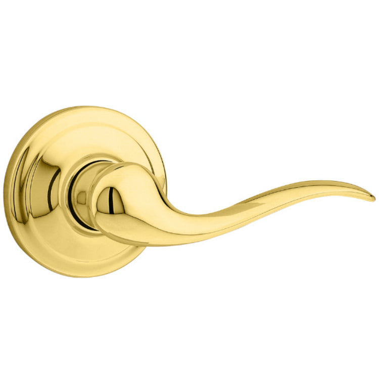 Kwikset® 720TNL-3-CP Tustin Universal Passage Lever, Polished Brass