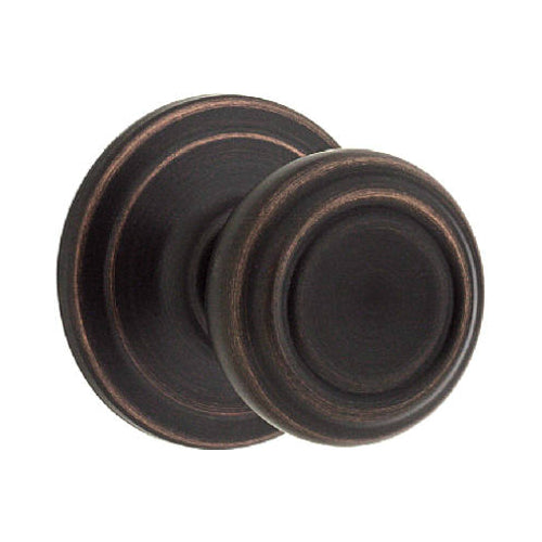 Kwikset® 720CN-11P-CP Cameron Knob Passage Lock, Venetian Bronze
