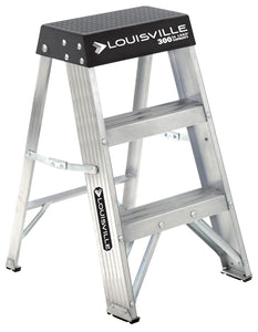 Louisville Ladder AS3002 Step Ladder, Aluminum, 300 lb