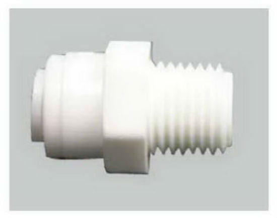 Watts® PL-3005 Quick Connect Adapter for Poly or Soft Copper Tubing, 1/4" x 1/4"