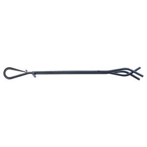 Panacea 15349 Fireplace Wrought Iron Single Tong, Steel , Black, 30"