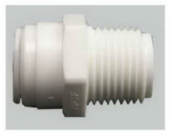 Watts® PL-3036 Quick Connect Adapter for Poly or Soft Copper Tubing, 1/2" x 1/2"