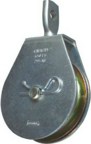 National Hardware® N220-004 Swivel Eye Steel Pulley, 3", Zinc Plated