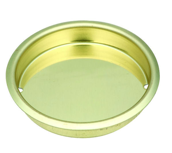 National Hardware® N115-964 Cup Pull with Nails, 1-3/4", Bright Brass